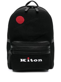 Kiton сетчатый рюкзак с логотипом