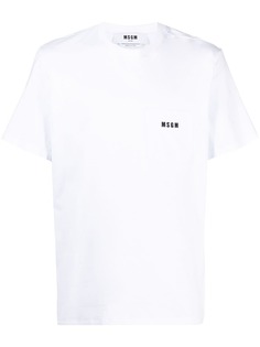 MSGM футболка с логотипом