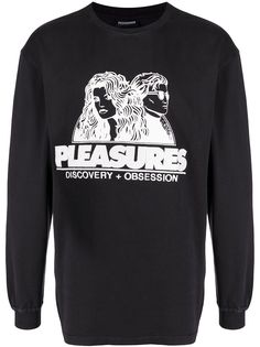 Pleasures свитер с вышитым логотипом