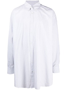 Maison Margiela полосатая рубашка оверсайз