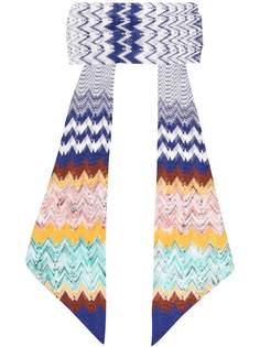 Missoni повязка на голову с вышивкой