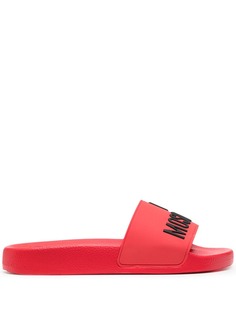 Love Moschino шлепанцы с логотипом