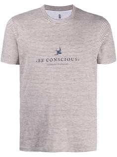 Brunello Cucinelli футболка Be Conscious в полоску