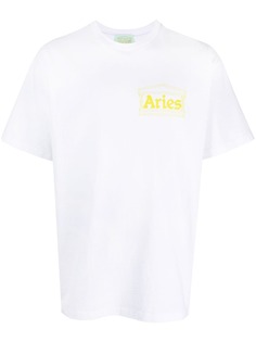 Aries футболка с короткими рукавами и логотипом