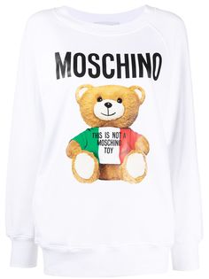 Moschino толстовка Teddy Bear с логотипом