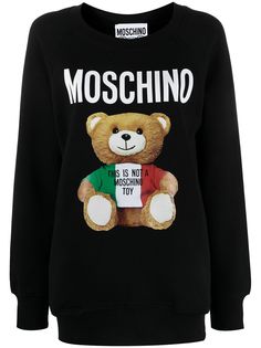 Moschino толстовка с принтом Teddy Bear