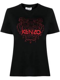 Kenzo футболка с вышивкой Chinese New Year