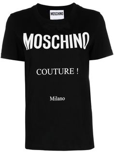 Moschino футболка Couture с логотипом