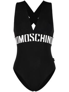 Moschino купальник с логотипом