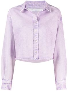 IRO press-stud denim overshirt