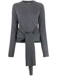 JW Anderson WAIST TIE CREWNECK JUMPER