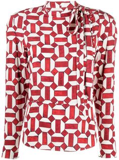 Isabel Marant Artus abstract-print blouse