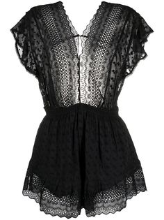 Isabel Marant Étoile ромпер с английской вышивкой