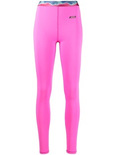 MSGM легинсы с графичным принтом