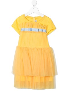 Simonetta ruffled short-sleeved T-shirt dress