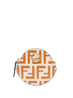 Fendi кошелек для монет с узором FF