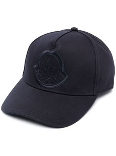 Moncler бейсбольная кепка с вышитым логотипом