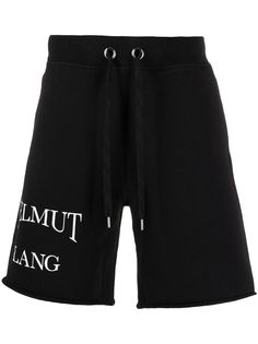 Helmut Lang спортивные шорты с логотипом