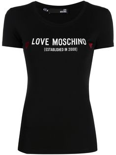 Love Moschino футболка с логотипом