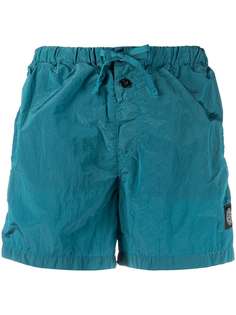 Stone Island плавки-шорты с нашивкой-логотипом