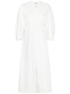 Jil Sander приталенное платье миди