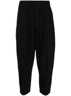 Homme Plissé Issey Miyake зауженные брюки с плиссировкой