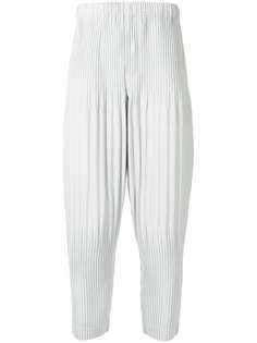 Homme Plissé Issey Miyake зауженные брюки с плиссировкой