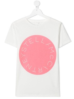 Stella McCartney Kids футболка с логотипом