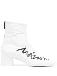 MM6 Maison Margiela ботильоны с логотипом