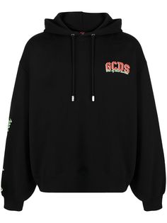 Gcds logo drawstring hoodie