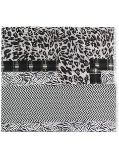 Pierre-Louis Mascia animal-print cotton-silk scarf