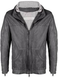 Giorgio Brato crinkled hooded jacket