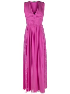 Alberta Ferretti платье макси с кружевом