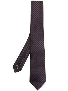 Salvatore Ferragamo галстук с узором Gancini