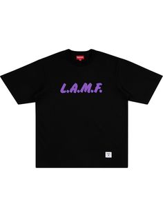 Supreme футболка L.A.M.F с короткими рукавами