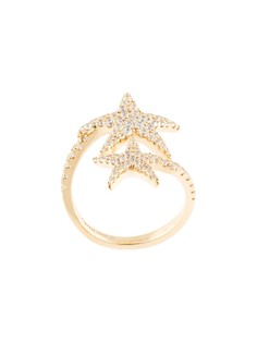 APM Monaco серебряное кольцо с декором в виде морской звезды