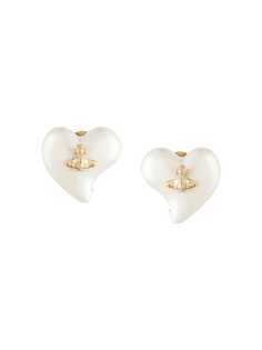 Vivienne Westwood серьги Lynette в форме сердец