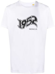 Moncler футболка с принтом 1952