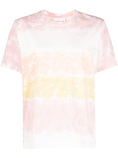 See by Chloé футболка с принтом тай-дай и короткими рукавами