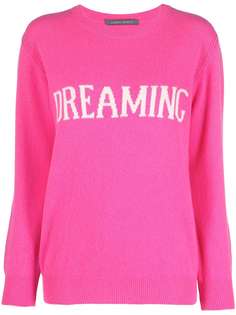 Alberta Ferretti джемпер с надписью Dreaming