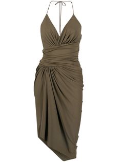 Alexandre Vauthier платье асимметричного кроя со сборками