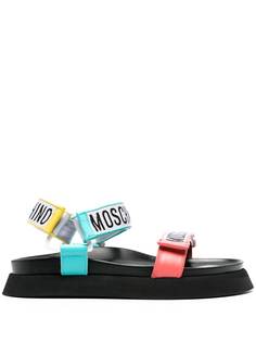 Moschino сандалии с логотипом