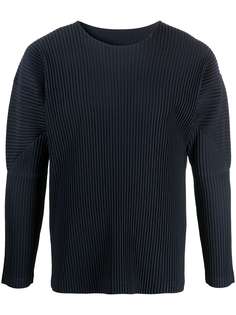 Homme Plissé Issey Miyake джемпер в рубчик