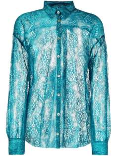Forte Forte metallic lace blouse