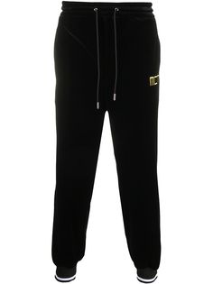 MCM velvet logo joggers