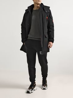 EA7 Emporio Armani Удлиненная куртка