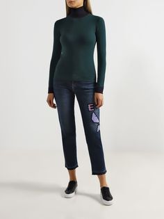 Emporio Armani Укороченные джинсы J15