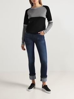 Emporio Armani Узкие джинсы J81