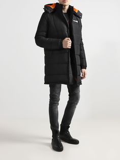 Les hommes urban Мужская куртка с капюшоном