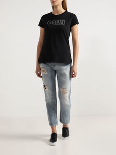 Love Moschino Рваные джинсы